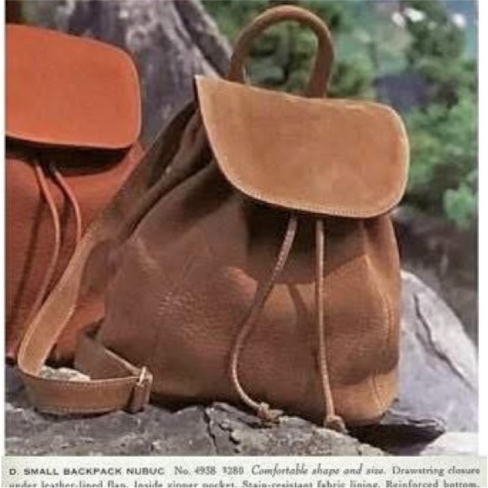 Vintage Coach Sonoma Nubuck Leather Chamois Backpack 4938. Made in Italy - Picture 13 of 13